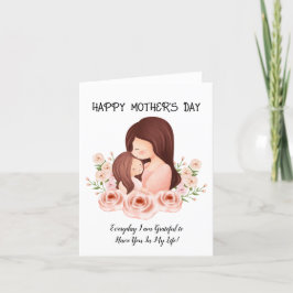 moeder en dochter moederdag feestdagen kaart