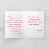 Moeder en dochter Moederdag Kaart (Binnen)