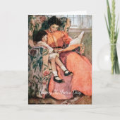 moeder en dochter Moederdag Kaart (Voorkant)