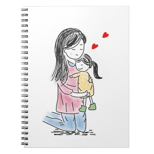 Moeder en dochter notitieboek (Voorkant)