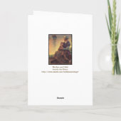 Moeder en dochter op de kust kaart (Achterkant)