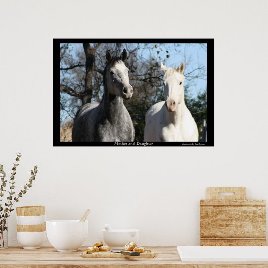 Moeder en dochter poster (Keuken)