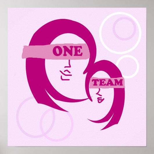 Moeder en dochter poster (Voorkant)