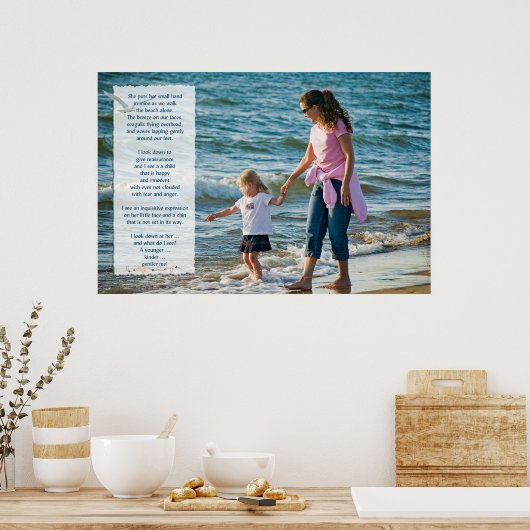 Moeder en dochter poster (Keuken)