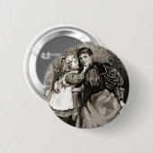 moeder en dochter ronde button 5,7 cm (Voorkant /achterkant)