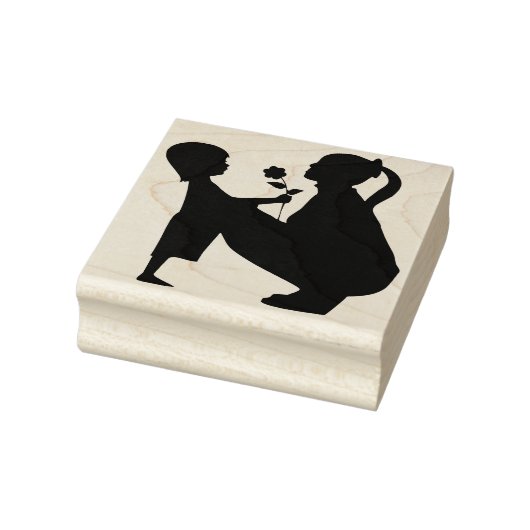 Moeder en Dochter Rubber Stamp Rubberstempel (Stempel)