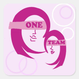 Moeder en dochter sticker