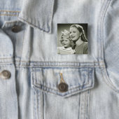 Moeder en dochter vierkante button 5,1 cm (In situ)