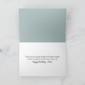 Moeder en dochter voor mama's verjaardag kaart (Binnen)