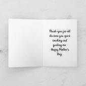 Moeder en dochter wenskaart kaart (Binnen)