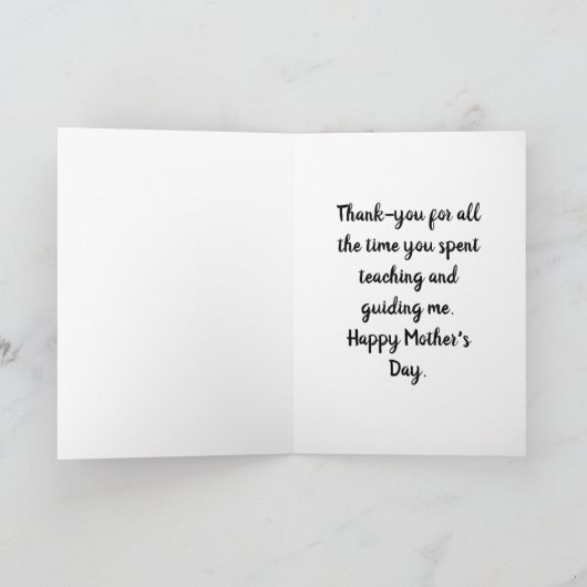 Moeder en dochter wenskaart kaart (Binnen)