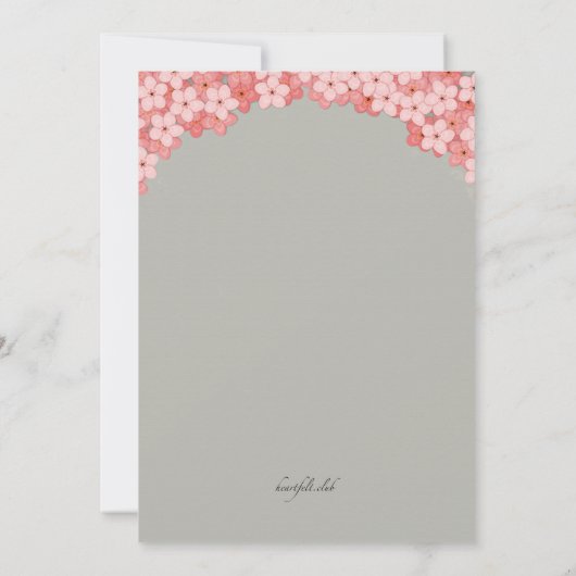 Moeder en dochter Wenskaart Kaart (Achterkant)