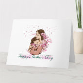 Moeder en dochterliefde – Moederdagkaart Kaart (Voorkant)