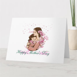 Moeder en dochterliefde – Moederdagkaart Kaart