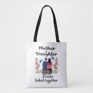 MOEDER EN DUGHTER FOREVER VERBONDEN SAMEN TOTE BAG