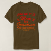 moeder en grootmoeder Funny Mothersday T-shirt (Design voorkant)