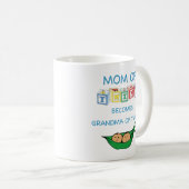 Moeder en grootmoeder van tweelingen koffiemok (Voorkant rechts)