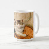 Moeder en Haar Kittens Koffiemok (Voorkant rechts)