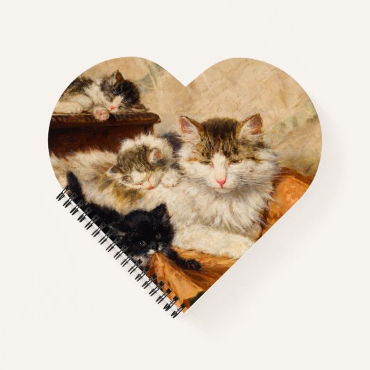 Moeder en Haar Kittens Notitieboek (Voorkant)