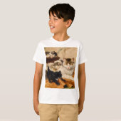 Moeder en Haar Kittens T-shirt (Voorkant volledig)