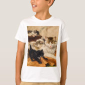 Moeder en Haar Kittens T-shirt (Voorkant)