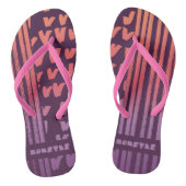 moeder en handgetekend patroon teenslippers (Voetbed)