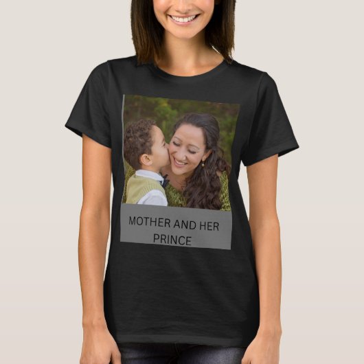 MOEDER EN HARE PRINS T-SHIRT (Voorkant)