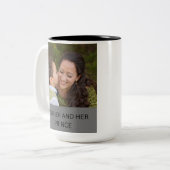 MOEDER EN HARE PRINS TWEEKLEURIGE KOFFIEMOK (Voorkant links)