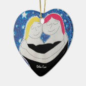 Moeder en ik-hart ornament (Links)