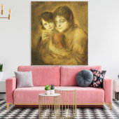 Moeder en kind, 1893 canvas afdruk (Insitu (Woonkamer))