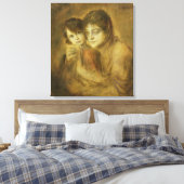 Moeder en kind, 1893 canvas afdruk (Insitu (Slaapkamer))