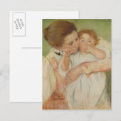 Moeder en kind, 1897 briefkaart (Voorkant / Achterkant)