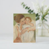 Moeder en kind, 1897 briefkaart (Staand voorkant)