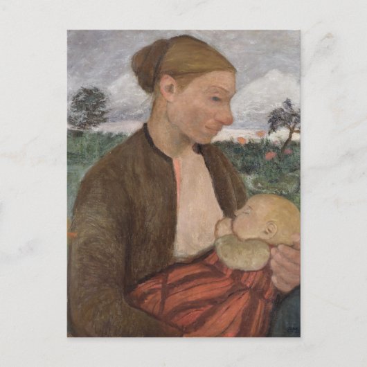 Moeder en kind, 1903 briefkaart (Voorkant)