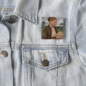 Moeder en kind, 1903 vierkante button 5,1 cm (In situ)