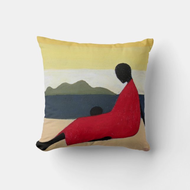 Moeder en kind 1991 kussen (Voorkant)