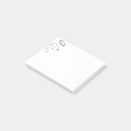 Moeder en Kind 4 x 3" Post Het Notities Post-it® Notes (Schuin)