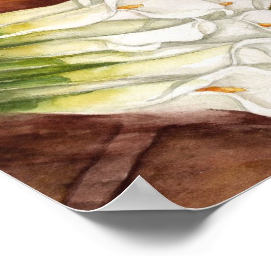 Moeder en kind afdrukken Poster 20 x 16 inch (Hoek)