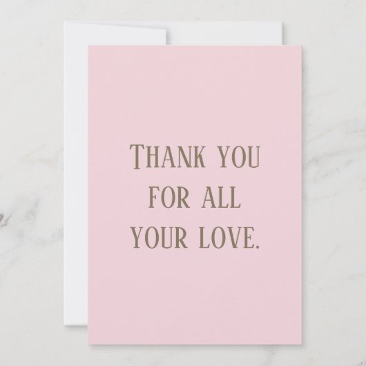 Moeder en kind bedankt kaart (Achterkant)