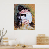 Moeder en kind beroemd schilderij poster (Keuken)