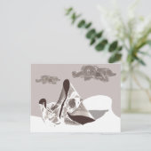 Moeder en kind briefkaart (Staand voorkant)