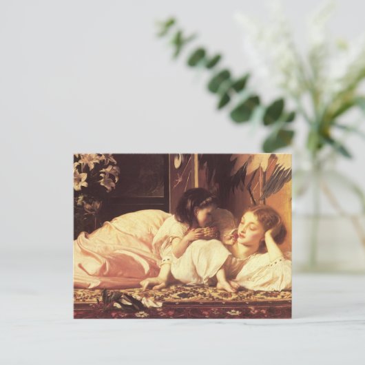 Moeder en kind briefkaart (Staand voorkant)