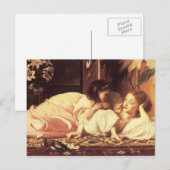 Moeder en kind briefkaart (Voorkant / Achterkant)