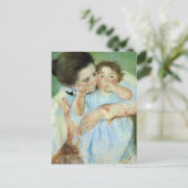 Moeder en kind briefkaart (Staand voorkant)