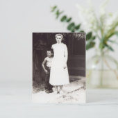 Moeder en kind briefkaart (Staand voorkant)