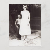 Moeder en kind briefkaart (Voorkant)