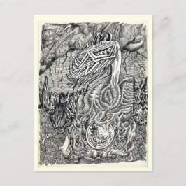 Moeder en kind briefkaart