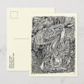 Moeder en kind briefkaart (Voorkant / Achterkant)