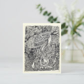 Moeder en kind briefkaart (Staand voorkant)