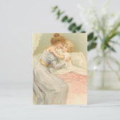 moeder en kind briefkaart (Staand voorkant)